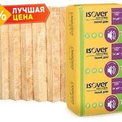 Утеплитель Изовер Теплый Дом Твин 1220x8200x50 мм