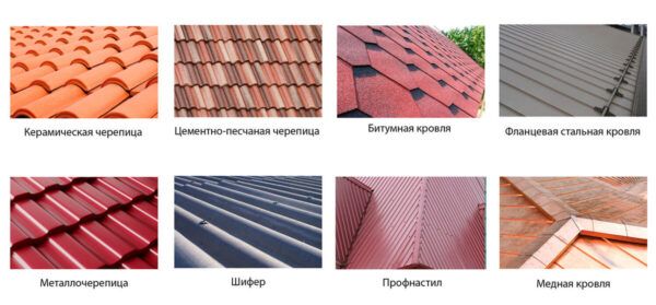 Кровельные материалы разновидности и характеристики